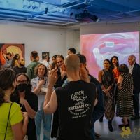 Tala Madani Exhibition Opening 086