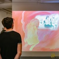 Tala Madani Exhibition Opening 104