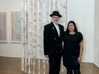 042 ART IRAN Falling Into Language Opening Celebration