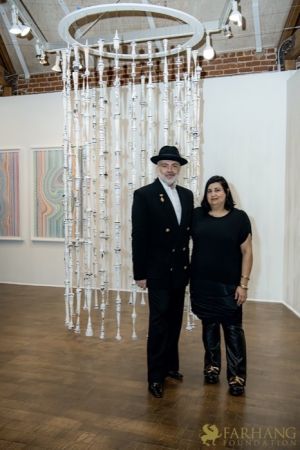 042 ART IRAN Falling Into Language Opening Celebration