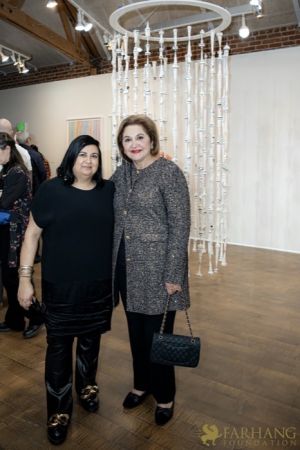 068 ART IRAN Falling Into Language Opening Celebration