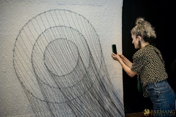 104 ART IRAN Falling Into Language Opening Celebration