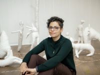 113 ART IRAN Falling Into Language Opening Celebration