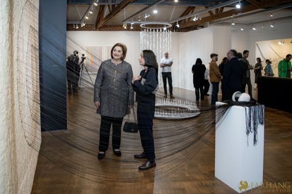 139 ART IRAN Falling Into Language Opening Celebration